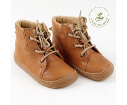 Ghete barefoot Beetle - Brandy  - Tikki Shoes 