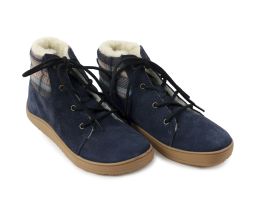 Ghete barefoot BEETLE - Blue 24-29 EU