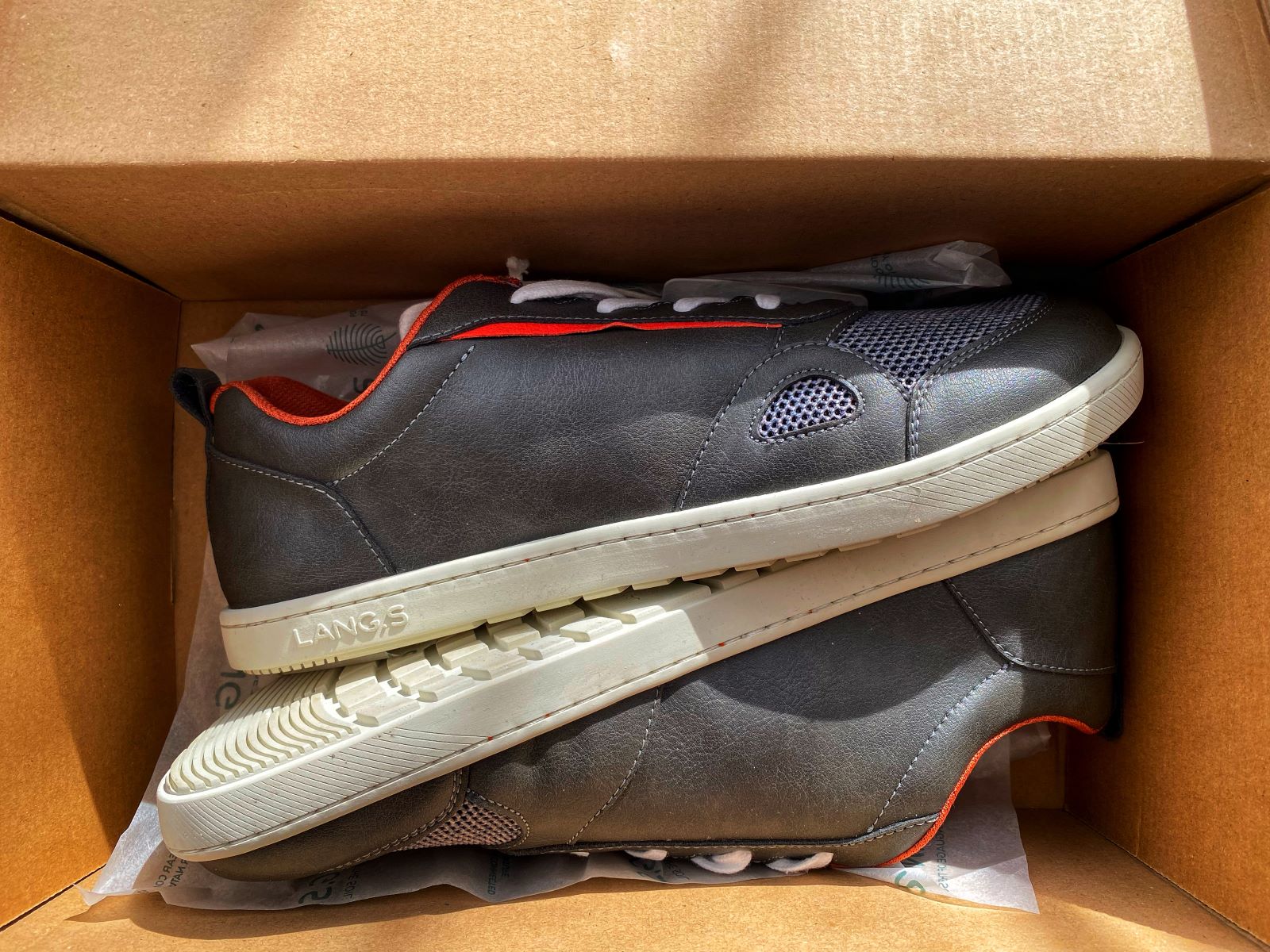 Lang.S TERRA shoes first wear box